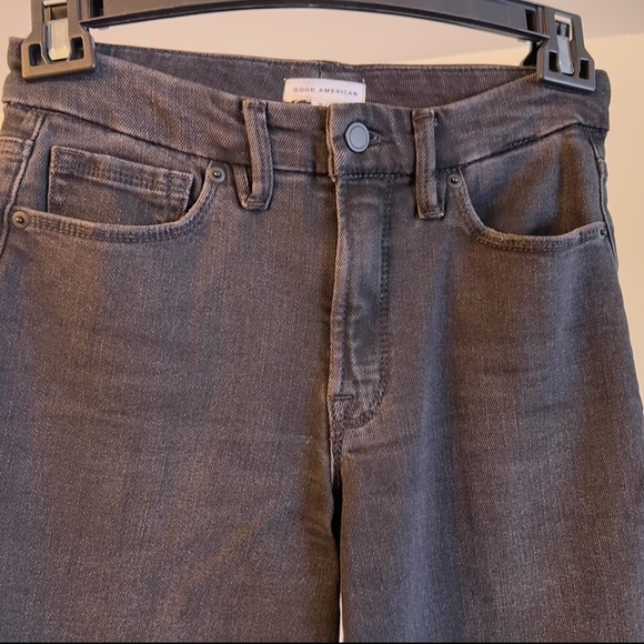 GOOD AMERICAN NWOTs Unworn Black Jeans Sz 2 / 26 - Picture 4 of 9